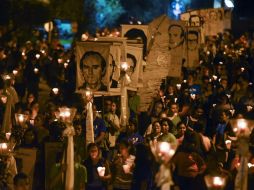 Las actividades concluirán el lunes próximo con una misa 'en memoria de los mártires'. EFE / O. Rivera