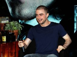 Durante la presentación de la película en la Ciudad de México, Radcliffe habló de sus proyectos de cine. SUN / C. Mejía