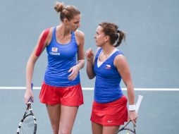 Es el tercer éxito que logra la República Checa en el O2 Arena de Praga. EFE / F. Singer