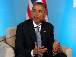Obama reafirma que los atentados no sólo fueron un ataque contra la capital francesa sino contra la humanidad. AFP / M. Kaynak