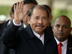Daniel Ortega, presidente de Nicaragua, calificó de irresponsable el visado otorgado a los migrantes para que siguieran hacia EU. AFP / ARCHIVO