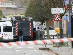 La Policía federal de Bélgica realizó esta mañana una operación en Molenbeek. EFE / O. Hoslet