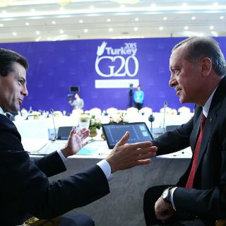 Peña Nieto y presidente turco revisan detalles de tratado comercial