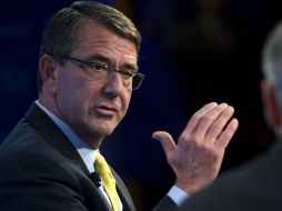 Carter mencionó que Francia llevará a cabo más ataques aéreos, 'al igual que seguiremos haciendo nosotros'. EFE / S. Thew