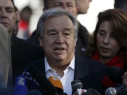 El alto comisionado de la ONU para los Refugiados (ACNUR), Antonio Guterres. AP / D. Vojinovic
