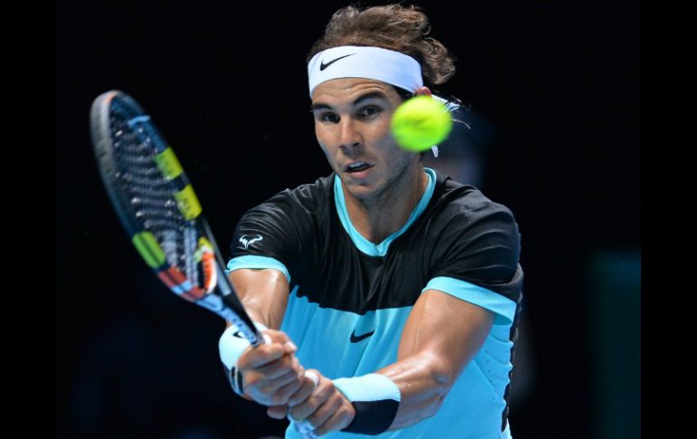 Rafa se encuentra jugando el Masters de Londres. AFP / G. Kirk