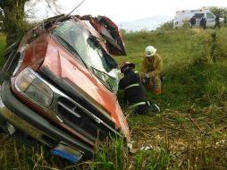 Los rescatistas se dirigieron al kilómetro 23 dentro de Zacoalco de Torres. EL INFORMADOR /