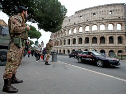 Desde los atentados en París, autoridades han reforzado la seguridad en Roma y en inmediaciones del Vaticano. EFE / ARCHIVO