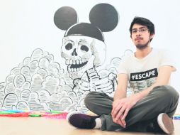 Propuesta. Iván Martínez retoma la festividad del Día de Muertos y le da un nuevo rostro. EL INFORMADOR / A. Camacho