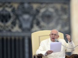 El Papa Francisco lamenta que el ser humano ha preferido la vía de las guerras, del odio y de la enemistad. AFP / A. Solaro