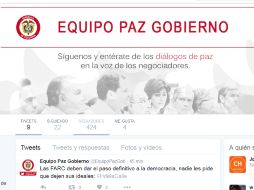 También abrieron una página en Twitter para informar a la gente. TWITTER / @EquipoPazGob