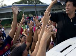 Desde el pasado sábado Costa Rica entregó unas dos mil 400 visas temporales a ciudadanos cubanos. AP / E. Felix