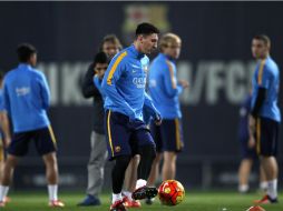 ''Está recuperado y está en dinámica de grupo'', dice el estratega blaugrana sobre Messi. AP / M. Fernández