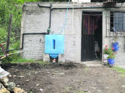 Enrique diseñó el ‘Tlaloque’, un sistema de captación de lluvia, con la capacidad de separar el agua sucia de la limpia. ESPECIAL /