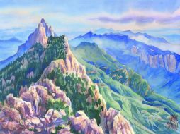 Las cumbres en el Sur, parecen venirse encima con las paredes casi verticales de las sierras. EL INFORMADOR / J. Monroy