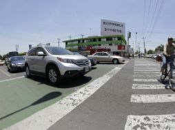 Avenida La Paz es uno de los puntos que representa mayor peligro para los ciclistas. EL INFORMADOR / ARCHIVO