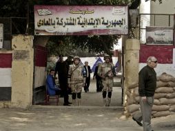 Las fuerzas de seguridad han cerrado la calle que conduce al hotel y las zonas aledañas. AP / N. El-Mofty