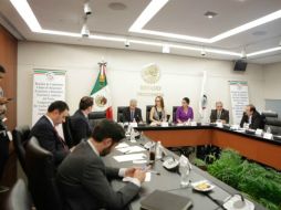 El subsecretario de Relaciones Exteriores para América del Norte, Carlos Pérez Verdía compareció ante el Senado. TWITTER / @senadomexicano