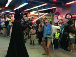 'Nunca he tenido interés alguno en ver a 'nerds' peleándose entre ellos con sus pequeños palos espaciales', dijo Timpf. TWITTER / @KatTimpf