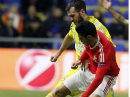 Raúl Jiménez suma tres goles en la actual temporada con el Benfica. AP / A. Filippov