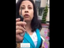 La mujer tuvo que ser remitida a un juez cívico para pagar la multa por ensuciar las calles. YOUTUBE / Miguel Hidalgo