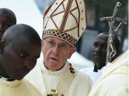 El Papa se halla desde en Kenia, primera etapa de su gira africana que continuará por Uganda y la República Centroafricana. EFE / D. Dal Zennaro