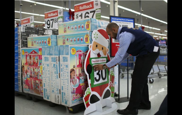 El ''Black Friday'' marca el inicio de las compras navideñas en Estados Unidos. AFP / J. Raedle