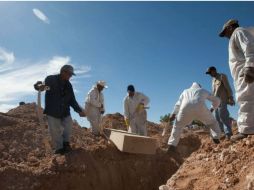 En el informe se explicó que en la fosa común sepultaron 118 cuerpos en 2014. EFE / ARCHIVO