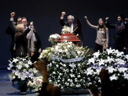 El cuerpo de la coreógrafa arribó a la sala 'Miguel Covarrubias' poco después de las 18:00 horas. SUN / A. Leyva