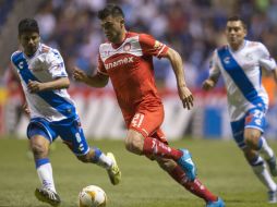 Los Diablos Rojos del Toluca se dejaron alcanzar casi al final del partido. MEXSPORT / O. Martínez
