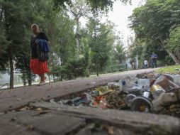 El Ayuntamiento retiró los botes de basura ya que eran usados por los vecinos para tirar sus desechos domésticos. EL INFORMADOR / F. Atilano