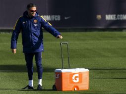 El entrenador cree que la Real será un rival complicado para el Barsa. EFE / A. García