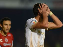 Herrera reconoció el mal partido de Pumas contra Veracruz. MEXSPORT / L. Monroy