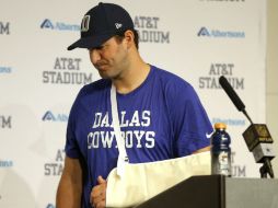 El quarterback presenta una lesión en el mismo lugar de la molestia anterior. AP / B. Wade