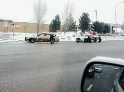 Los agentes recibieron un aviso sobre un tiroteo cerca de la clínica de Planned Parenthood. AP / K. Fisher