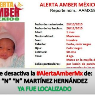 Recuperan a bebé robado en Pachuca