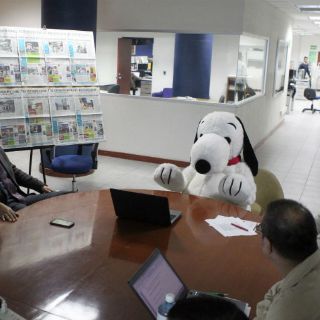 Snoopy paraliza la redacción