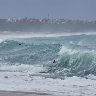 'Sandra' avanza como baja depresión al sureste de BCS