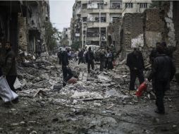 La casa de la familia, ubicada en la localidad de Abu Garboa, fue destruida completamente. EFE / ARCHIVO