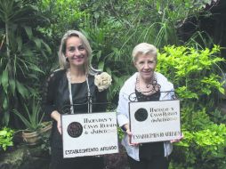 Reconocidas. Patricia Gascón (directora de Villa Cassis) y Carmen Montore (directora de Casa Montore), felices por la distinción. EL INFORMADOR / F. González