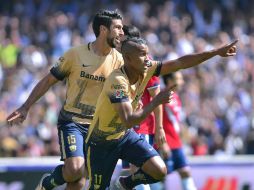 Fidel hizo el gol que calificó a los de la UNAM a semifinales. EFE / A. Cruz