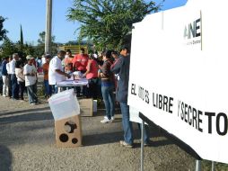 Sólo se han reportado tres incidentes relacionados con permitir la votación a una persona sin estar en la lista nominal. SUN / D. Téllez