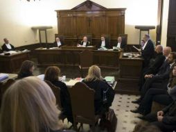 La sesión de este lunes sólo duró 13 minutos. AFP /