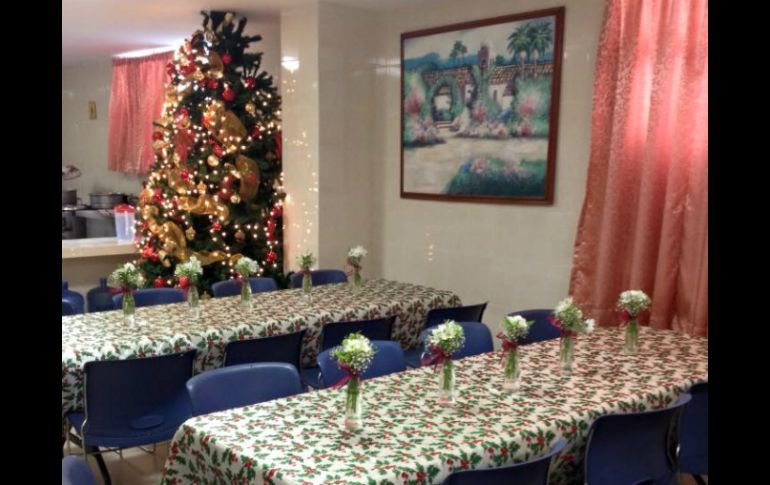 El comedor es una de las zonas rehabilitadas en el CADIPSI. FACEBOOK / DIF Guadalajara