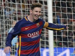 Lionel Messi anotó un gran gol en mayo en la final de la Copa del Rey. AP / E. Morenatti