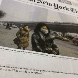 Censuran artículo del New York Times sobre Tailandia