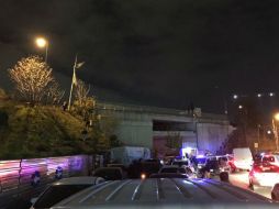 Autoridades ya se encuentran en las cercanías de la estación de Bayrampasa. TWITTER / @RamiAlLolah