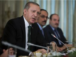 Erdogan afirma que está dispuesto a renunciar si Rusia puede demostrar sus afirmaciones. AP / E. Vucci