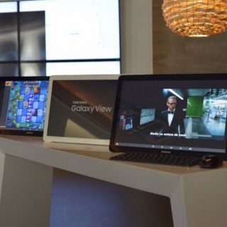 Samsung presenta pantalla portátil Galaxy View