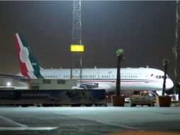 Por su tecnología obsoleta, el 'Presidente Juárez' debía aterrizar en aeropuertos militares de Tokio, París y Roma. NTX / ARCHIVO